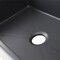 Nantucket Sinks 33 Inch Matte Black Farmhouse Fireclay Sink with Waves Apron FCFS3320S-MB-Waves - alternate 3
